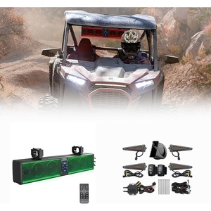 image:imageKEMIMOTO 6Speaker Metal UTV Sound Bar UTV Turn Signal Kit with 110D Horn Compatible with Polaris CanAm Teryx CFMOTO