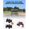 image:imageKEMIMOTO 80L ATV Cargo Storage Bag with 13L Additional Cooler and Adjustable Divider WaterResistant Zipperless Rack Bag Compatible with Polaris Sportsman CanAm Kawasaki Brute Force Arctic Cat