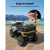 image:imageKEMIMOTO 80L ATV Cargo Storage Bag with 13L Additional Cooler and Adjustable Divider WaterResistant Zipperless Rack Bag Compatible with Polaris Sportsman CanAm Kawasaki Brute Force Arctic Cat