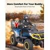 image:imageKEMIMOTO ATV Dog Carrier Seat HeavyDuty Four Wheeler Pet Seat and Carrier with Safety Steel Frame Compatible with Can am Sportsman Fourtrax Foreman Kawasaki Brute Force Most ATVs