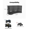 image:imageKEMIMOTO ATV Dog Carrier Seat HeavyDuty Four Wheeler Pet Seat and Carrier with Safety Steel Frame Compatible with Can am Sportsman Fourtrax Foreman Kawasaki Brute Force Most ATVs