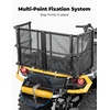 image:imageKEMIMOTO ATV Dog Carrier Seat HeavyDuty Four Wheeler Pet Seat and Carrier with Safety Steel Frame Compatible with Can am Sportsman Fourtrax Foreman Kawasaki Brute Force Most ATVs
