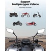 image:imageKEMIMOTO ATV Mirrors 8MM 10MM Foldable Motorcycle Mirrors with 78 Handlebar Mounts Clear Vision Fit ATV Motorcycle Scooter Bike Compatible with Polaris Sportsman Outlander Raptor