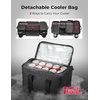 image:imageKEMIMOTO ATV Storage Bags 71L ATV Rear Seat With Storage 4 Wheeler Cargo Bag with Cooler Removable Cushion Fits Most ATVs with Rear Rack Compatible with Polaris Grizzly CanAm