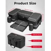 image:imageKEMIMOTO ATV Storage Bags 71L ATV Rear Seat With Storage 4 Wheeler Cargo Bag with Cooler Removable Cushion Fits Most ATVs with Rear Rack Compatible with Polaris Grizzly CanAm