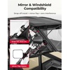 image:imageKEMIMOTO Cab Enclosure Upper Doors Compatible with 2024 CFMOTO ZFORCE 950 SPORT 4 Upgrade YKK Zipper Waterproof Soft Upper Windows for Snow and Rain Protection 4 Seater
