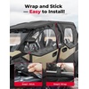 image:imageKEMIMOTO Cab Enclosure Upper Doors Compatible with 2024 CFMOTO ZFORCE 950 SPORT 4 Upgrade YKK Zipper Waterproof Soft Upper Windows for Snow and Rain Protection 4 Seater