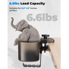 image:imageKEMIMOTO Desk Cup Holder with Headphone Hanger 2 in 1 Caddy Organizer for Office Table Lawn Chair Golf Cart Pontoon Boat Fit for Most 1832 oz Bottles 1Brown