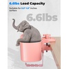 image:imageKEMIMOTO Desk Cup Holder with Headphone Hanger 2 in 1 Caddy Organizer for Office Table Lawn Chair Golf Cart Pontoon Boat Fit for Most 1832 oz Bottles 1Pink
