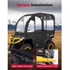 image:imageKEMIMOTO Extra Large ATV Cab Enclosure 3in1 Adjustable AllWeather Heavy Duty ATV Canopy Cover with Full Visibility Universal Compatible with Polaris CanAm Kawasaki Arctic Cat CFMOTO