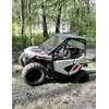image:imageKEMIMOTO FlipUp Folding Windshield Compatible with Polaris RZR 200 20222026 Upgraded FlipUp Ventilated 14 Scratch Resistant Clear Window UV Protection amp HeavyDuty Replace 2884570 Accessories
