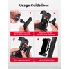 image:imageKEMIMOTO Golf Cart Phone Holder Magnetic Tractor Phone Holder Mount Compatible with EZGO Club Car Golf Cart Phone Caddy for iPhoneGalaxyGoogle Pixel 360 Rotatable with Vibration Dampening