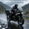 image:imageKEMIMOTO IPX6 Waterproof Motorcycle Saddlebags PVC Soft Panniers Side Tail Bag 30L15Lx2 Motorbike Adventure Dual Sport Bike Dirtbike Travel Luggage Rackless Saddle Bags