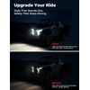 image:imageKEMIMOTO LED Grille Accent Fang Lights Compatible With 2025 Polaris RZR pro XPpro RS Waterproof White LED Turn Signal Lights Front Grill Lamps Accessories2PCS Replace 2417278 2417279