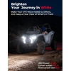 image:imageKEMIMOTO LED Grille Accent Fang Lights Compatible With 2025 Polaris RZR pro XPpro RS Waterproof White LED Turn Signal Lights Front Grill Lamps Accessories2PCS Replace 2417278 2417279