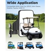 image:imageKEMIMOTO Magnetic Golf Cart Side Mirrors No Drilling Magnetic Tractor Mirrors Universal Rear View Mirror for Tractors Forklifts Lawn Movers Golf Carts Small Dozers Lift Trucks