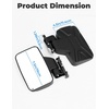 image:imageKEMIMOTO Magnetic Golf Cart Side Mirrors No Drilling Magnetic Tractor Mirrors Universal Rear View Mirror for Tractors Forklifts Lawn Movers Golf Carts Small Dozers Lift Trucks