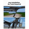 image:imageKEMIMOTO Magnetic Rear View Mirror Universal Magnetic Tractor Mirror Fit for Golf Carts Forklifts Trucks UTV Compatible with Polaris Ranger CanAm Defender EZGO RXV TXT No Drilling Required