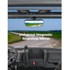 image:imageKEMIMOTO Magnetic Rear View Mirror Universal Magnetic Tractor Mirror Fit for Golf Carts Forklifts Trucks UTV Compatible with Polaris Ranger CanAm Defender EZGO RXV TXT No Drilling Required