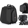 image:imageKEMIMOTO Motorcycle Hard Shell Tail Bag Rear Seat Bag EVA Waterproof 2335L Expandable Motorcycle Helmet Backpack Luggage Storage Bag Black
