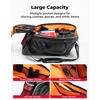 image:imageKEMIMOTO Motorcycle Saddlebag Liners 1 Pair 30L15Lx2 PU Leather Hard Saddle Bag Inserts Compatible with Touring Street Glide Road Glide Road King