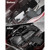 image:imageKEMIMOTO Motorcycle Saddlebag Liners 1 Pair 30L15Lx2 PU Leather Hard Saddle Bag Inserts Compatible with Touring Street Glide Road Glide Road King