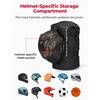 image:imageKEMIMOTO Motorcycle Sissy Bar Backrest Bag Upgraded Version 37L Expandable Capacity PU Leather Motorcycle Tail Bag with Rain Cover Luggage with Helmet Net amp Shoulder Strap Black