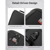 image:imageKEMIMOTO Motorcycle Tail Bag 125L Waterproof Expandable Saddle Bag  Multifunctional Storage for Motorbike Rear Seat Tank amp Outdoor Sports Motorbike Accessories Black with Detachable Shoulder Strap