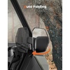 image:imageKEMIMOTO Rear View Mirror and Side Mirror Convex Wide View Break Away 360 Adjustable Compatible with CanAm Defender amp Defender Max