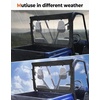 image:imageKEMIMOTO Rear Windshield with Zipper Compatible with Rhino 450 660 700 Axis 500 Hisun Massimo 500 700 MSU500 Coleman Windproof Soft Rear Window Back Window Clear Dustproof 5118  3543 in