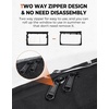image:imageKEMIMOTO Rear Windshield with Zipper Compatible with Rhino 450 660 700 Axis 500 Hisun Massimo 500 700 MSU500 Coleman Windproof Soft Rear Window Back Window Clear Dustproof 5118  3543 in