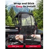 image:imageKEMIMOTO Soft Cab Enclosure Laminated Fabric TearResistant UTV Parts Compatible with Hisun Sector 400Coleman UT400Massimo MSU400 Side Window Accessories Water amp Windproof Fit for Side Mirrors