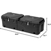 image:imageKEMIMOTO UTV Bed Box 110L Lockable Weather Resistant UTV Cargo Box Compatible with 20162026 CanAm Defender amp Defender Max OEM Replace 715003028
