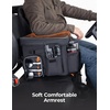 image:imageKEMIMOTO UTV Center Console Bench Seat Box 1680D Oxford Cloth Water Resistant 18L Seat Storage Bag Armrest Storage Box Tool Organizer Compatible with Polaris Ranger CanAm Defender CFMOTO Uforce