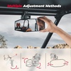image:imageKEMIMOTO UTV Center Mirror Adjustable Aluminum Clamp UTV Rear View Mirror Fits 152 Roll Cage and Compatible with Polaris RangerPolaris RZRPioneerTalonTeryxMuleCan Am X3 CFMOTO