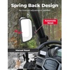image:imageKEMIMOTO UTV Side Mirrors 2026 New Spring Back Feature ProFit Mirrors No Need to Adjust After Fold Compatible with Polaris Ranger General CanAm Defender Maverick Trail CFMOTO UFORCE