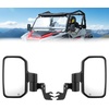 image:imageKEMIMOTO UTV Side Mirrors Spring Back Feature Mirrors Easy Adjust After Fold Compatible with Polaris General 1000 XP 10004 1000 XP 4 1000 20162026 Mounted on ROPS bar for UTV
