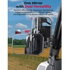image:imageKEMIMOTO UTV Side Mirrors Upgraded 84 x 57 Wide View for Profit Compatible with Polaris RangerGeneral Can Am DefenderCommanderMaverick CFMOTO Uforce Fit in Windshield Not for RollBar