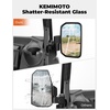 image:imageKEMIMOTO UTV Side Mirrors Upgraded Auto Fold Reset Adjustable Side Mirrors Fit Full Door Half Door Compatible with 20162025 CanAm Defender amp Defender MAX HD5 HD7 HD8 HD9 HD10