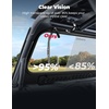 image:imageKEMIMOTO Vented Glass Windshield w Manual Wipers Compatible with Kawasaki Teryx KRX 1000 20202026 amp Teryx KRX 4 1000 20232026 8MM DOTApproved Laminated Glass Scratch Resistant Than Polycarbonate