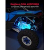 image:imageKEMIMOTO X3 Clutch Cover with RGB Lights Compatible with Can Am Maverick X3 20182022 Clear Outer CVT Plate Housing Belt Cover Replace OEM 420212505