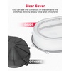 image:imageKEMIMOTO X3 Clutch Cover with RGB Lights Compatible with Can Am Maverick X3 20182022 Clear Outer CVT Plate Housing Belt Cover Replace OEM 420212505