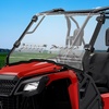 image:imageKEMIMOTO 2IN1 UTV Front Windshield with Sliding Window Compatible with 20172023 Pioneer 50020212026 Pioneer 520 DualCoated PC Material Dustproof Ventilated Windshield Fits Hard or Soft Roofs