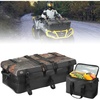 image:imageKEMIMOTO 80L ATV Cargo Storage Bag with 13L Additional Cooler and Adjustable Divider WaterResistant Zipperless Rack Bag Compatible with Polaris Sportsman CanAm Kawasaki Brute Force Arctic Cat