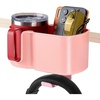 image:imageKEMIMOTO Desk Cup Holder with Headphone Hanger 2 in 1 Caddy Organizer for Office Table Lawn Chair Golf Cart Pontoon Boat Fit for Most 1832 oz Bottles 1Pink