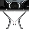 image:imageKEMIMOTO LED Grille Accent Fang Lights Compatible With 2025 Polaris RZR pro XPpro RS Waterproof White LED Turn Signal Lights Front Grill Lamps Accessories2PCS Replace 2417278 2417279