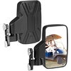 image:imageKEMIMOTO Magnetic Golf Cart Side Mirrors No Drilling Magnetic Tractor Mirrors Universal Rear View Mirror for Tractors Forklifts Lawn Movers Golf Carts Small Dozers Lift Trucks