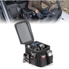 image:imageKEMIMOTO UTV Center Console Bench Seat Box 1680D Oxford Cloth Water Resistant 18L Seat Storage Bag Armrest Storage Box Tool Organizer Compatible with Polaris Ranger CanAm Defender CFMOTO Uforce