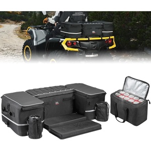 image:imageKEMIMOTO ATV Storage Bags 71L ATV Rear Seat With Storage 4 Wheeler Cargo Bag with Cooler Removable Cushion Fits Most ATVs with Rear Rack Compatible with Polaris Grizzly CanAm