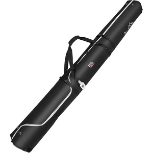 image:imageKEMIMOTO Ski Bag 360 Fully Padded Ski Bag Fit Skis Up to 7874 inches 200cm Waterresistant and Durable Perfect for Road Trips and Air Travel TransportWhite